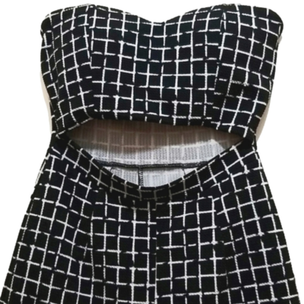 𝅺uk2la Strapless Shorts Romper